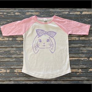 Easter Bunny Girl Baseball Tee
